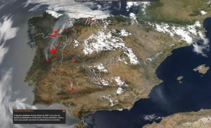 Los incendios más graves de la península ibérica en décadas